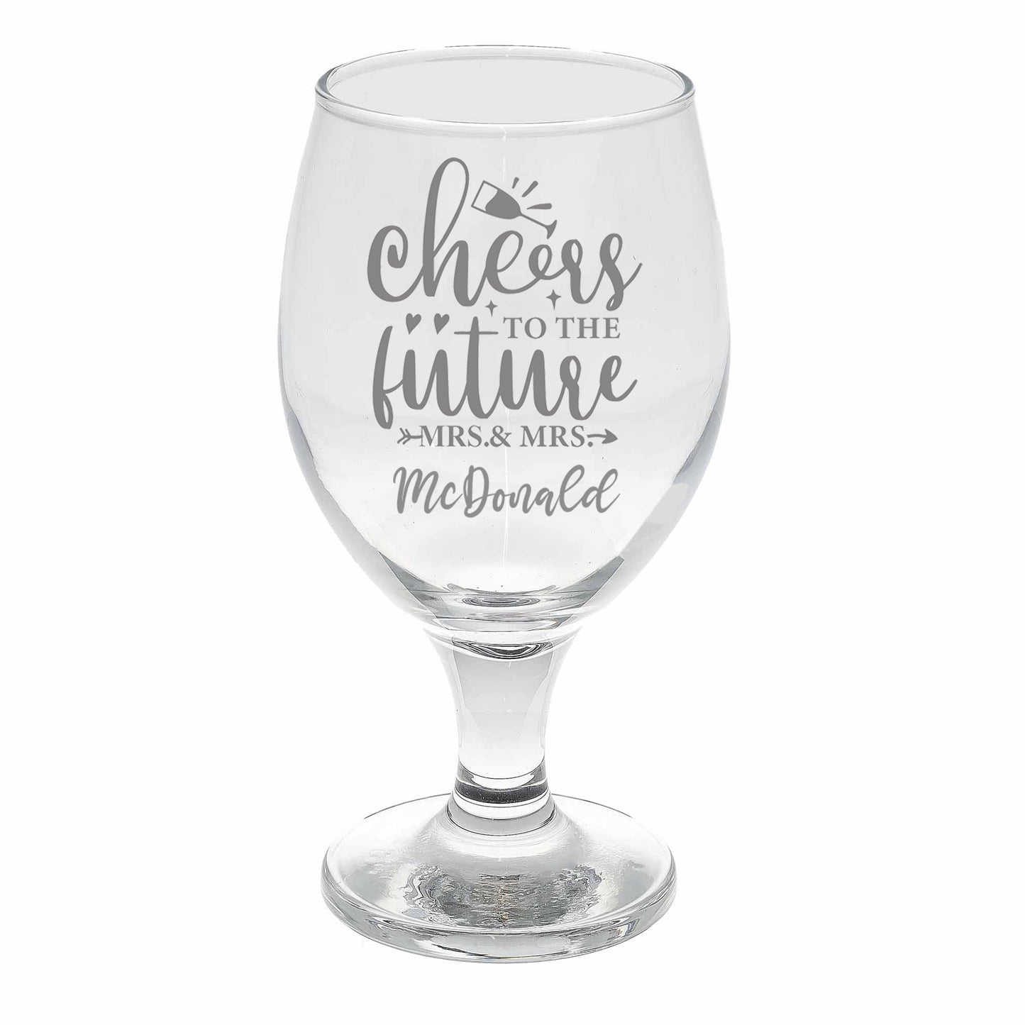Personalised Engraved Engagement Wine and/or Beer Glass Set - Always Looking Good -