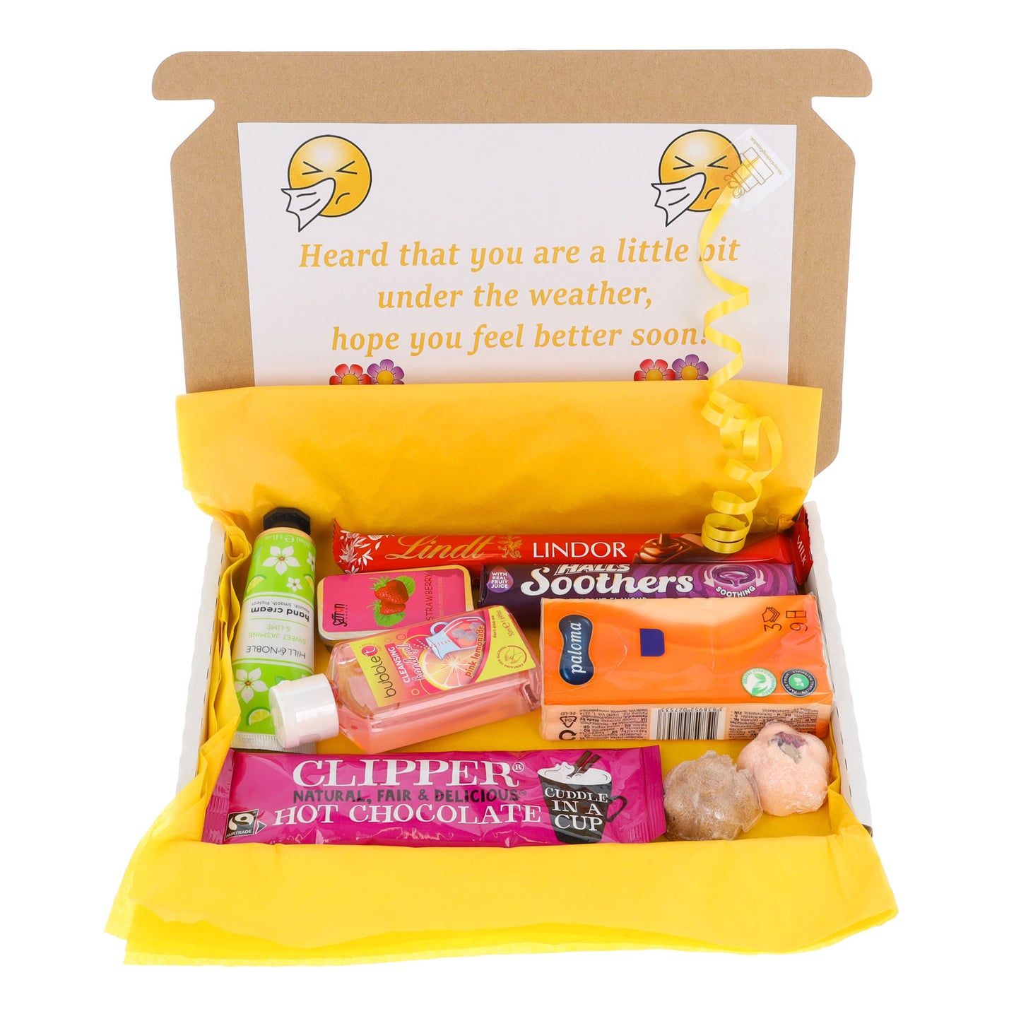 Get Well Soon Care Package Hug in a Box Letterbox Gift Set - Always Looking Good - Hot Chocolate