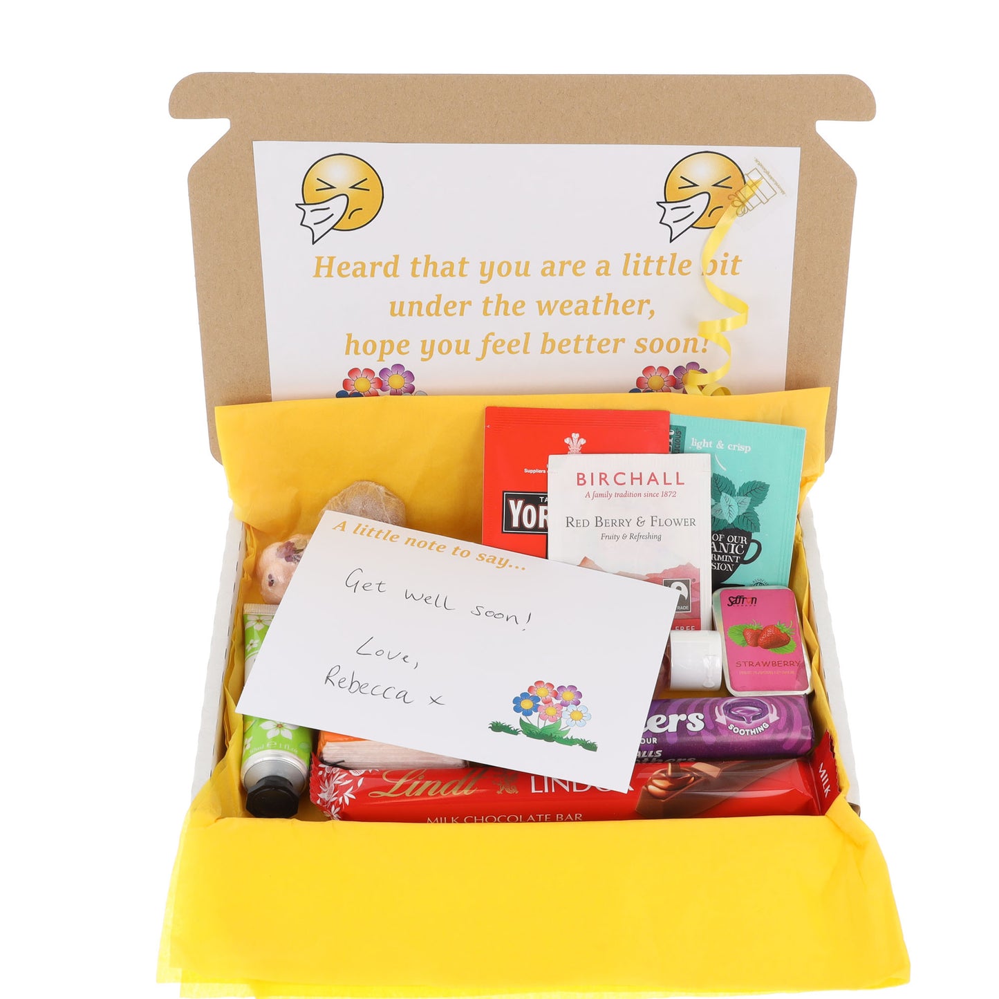 Get Well Soon Care Package Hug in a Box Letterbox Gift Set - Always Looking Good -