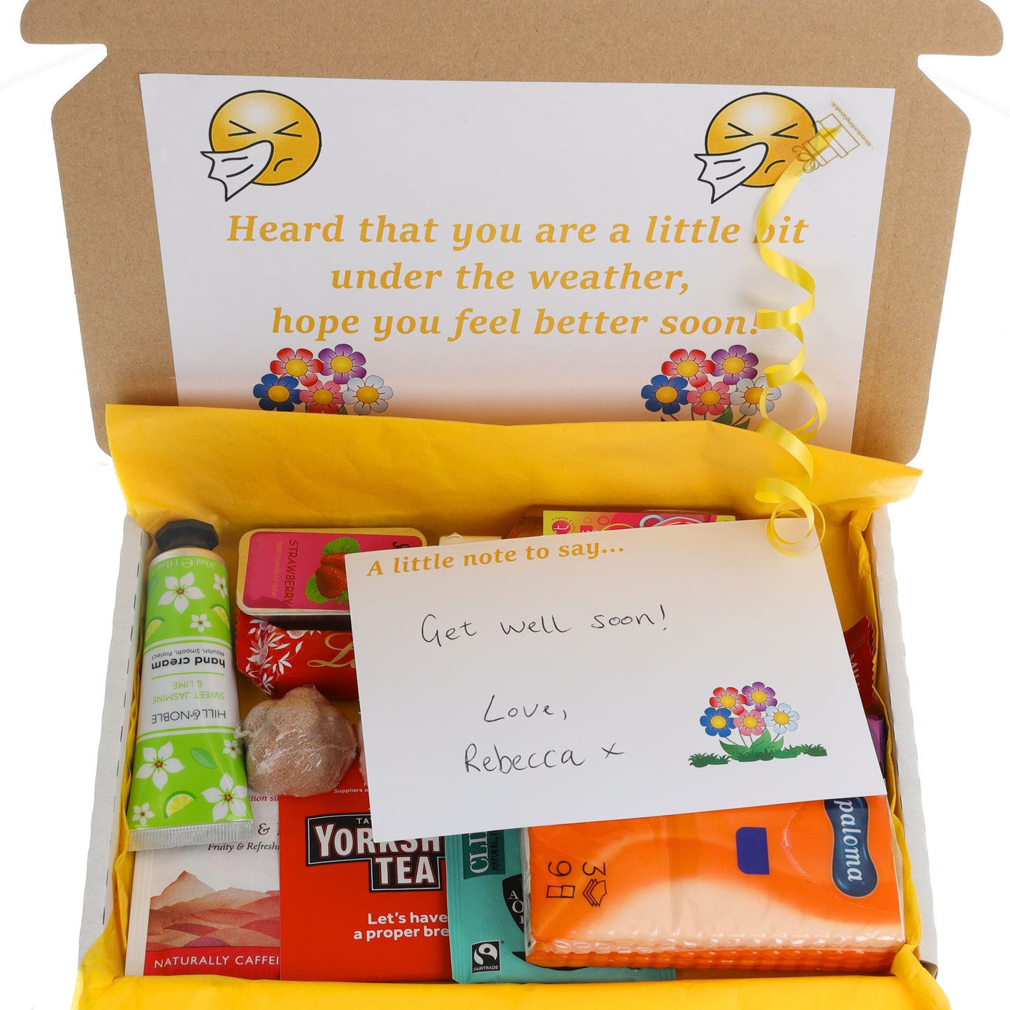 Get Well Soon Care Package Hug in a Box Letterbox Gift Set - Always Looking Good -