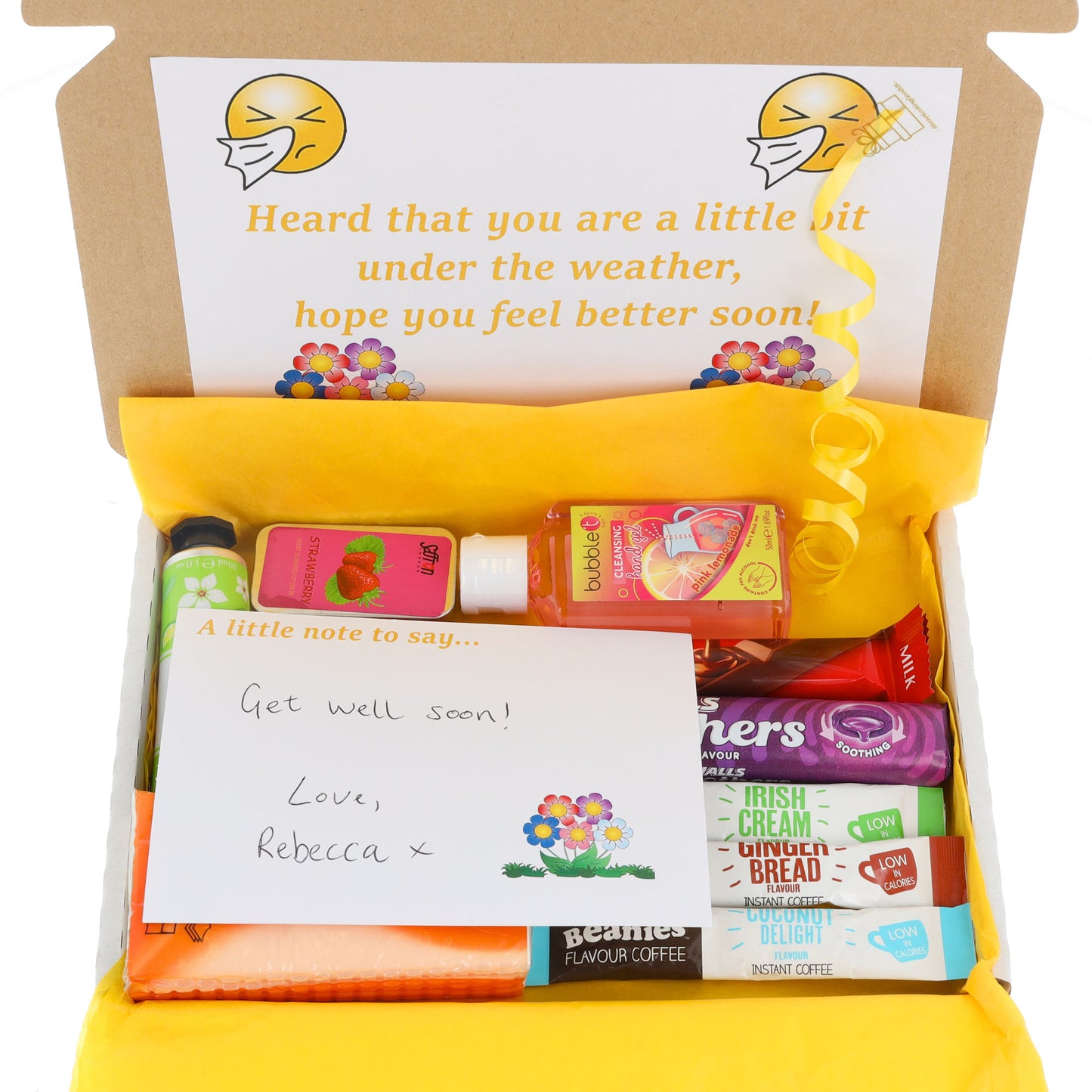 Get Well Soon Care Package Hug in a Box Letterbox Gift Set - Always Looking Good -