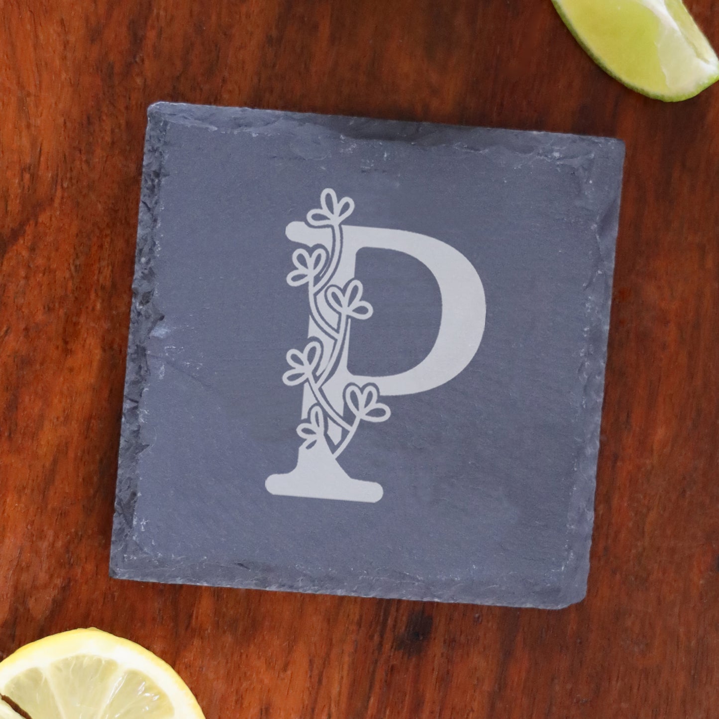 Personalised Engraved Monogram Initial Design Wine Glass and/or Coaster Gift - Always Looking Good - Square Coaster Only