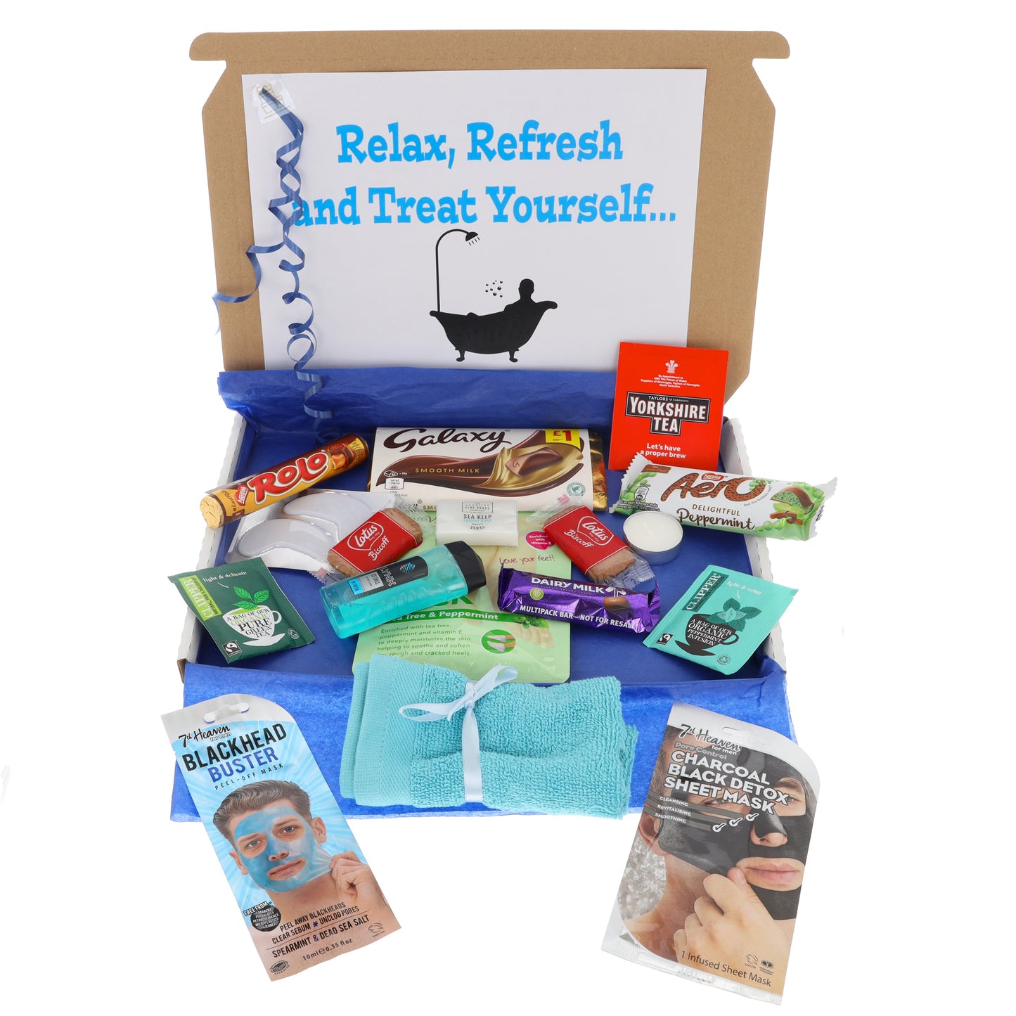 Mens Large Treat Pamper Gift Box with Hot Drink
- Always Looking Good -