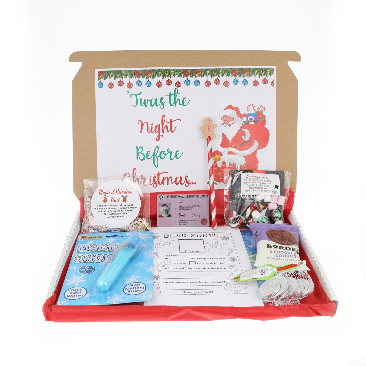 Christmas Eve 'Preparation for Santa & Parents' Activity Filled Gift Box - Always Looking Good -