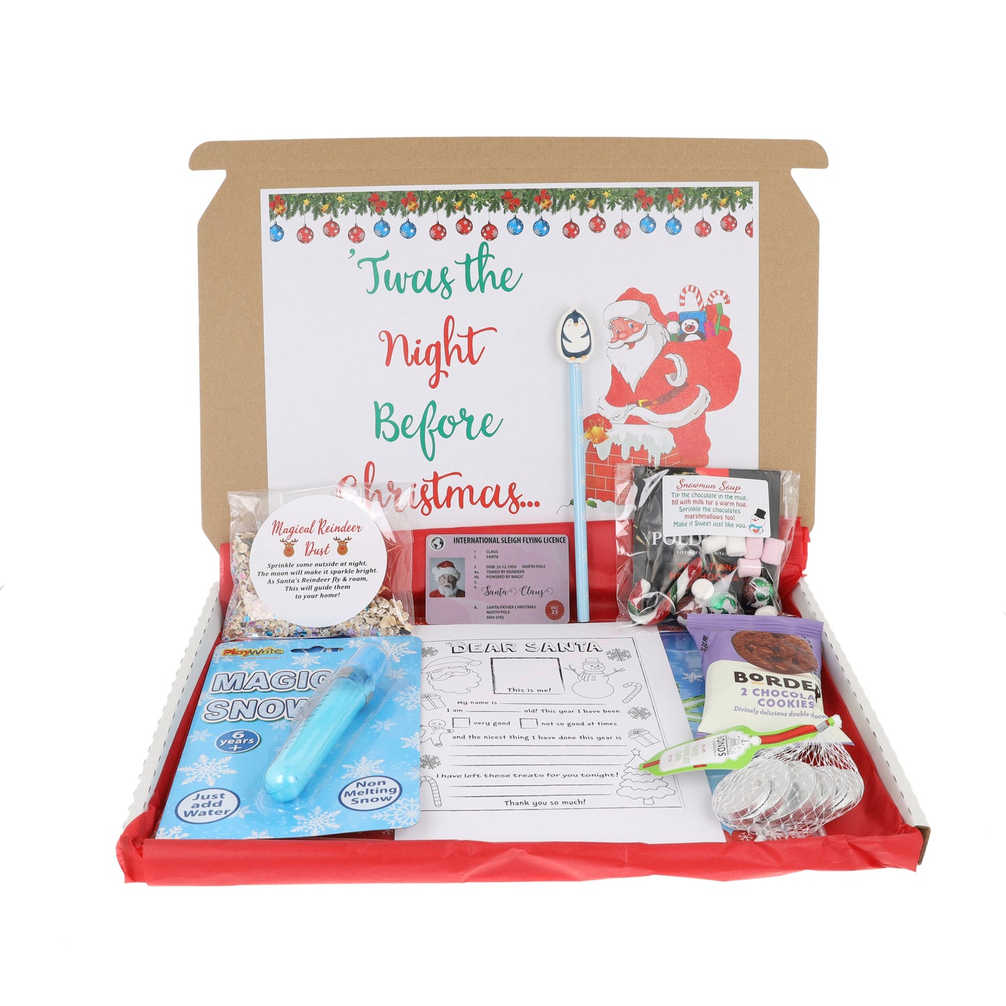 Christmas Eve 'Preparation for Santa & Parents' Activity Filled Gift Box - Always Looking Good -