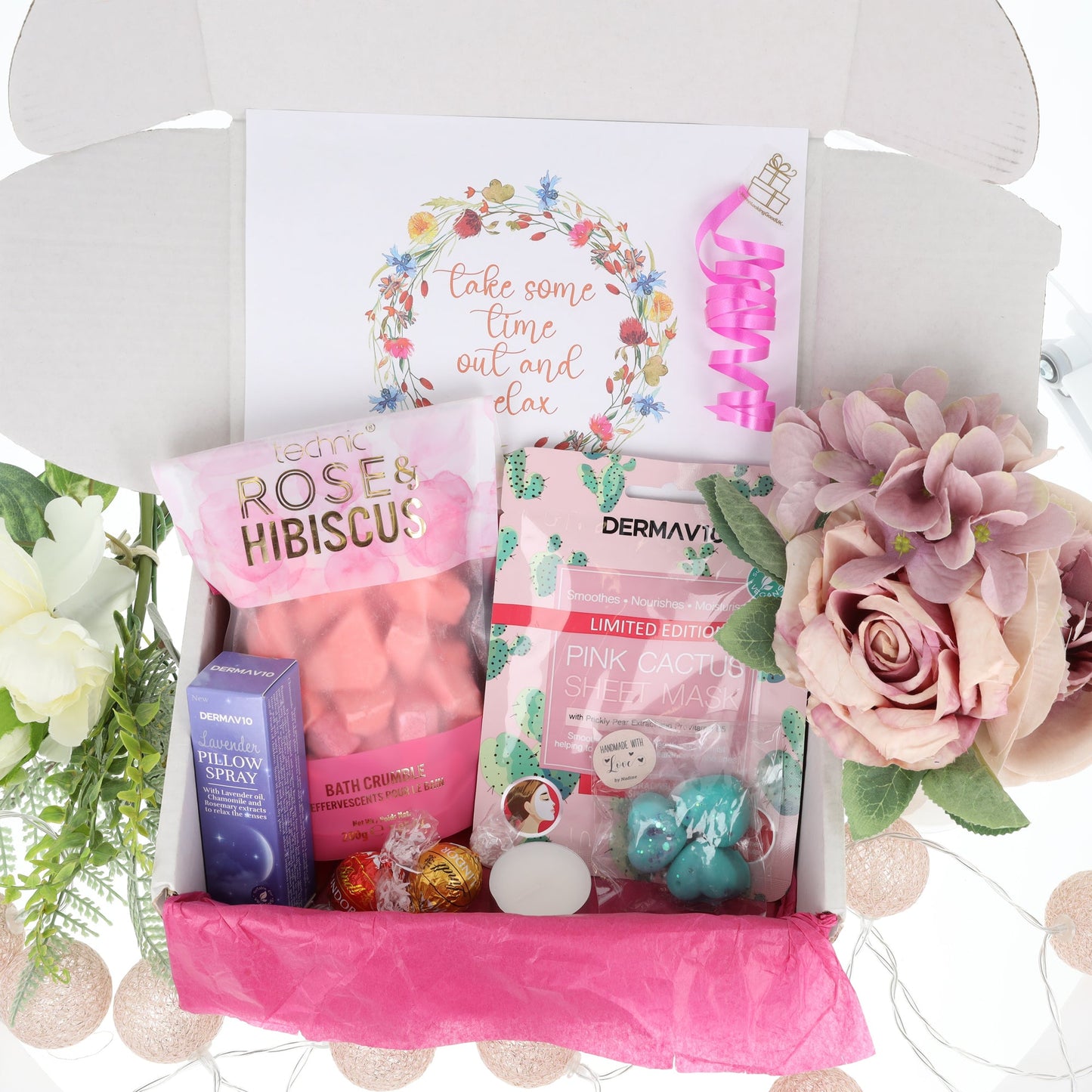 Medium Bath Crumble And Spa Gift Box With Hand Written Gift Card
- Always Looking Good -