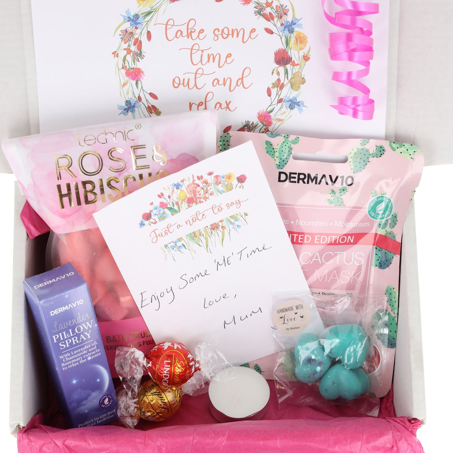 Medium Bath Crumble And Spa Gift Box With Hand Written Gift Card
- Always Looking Good -