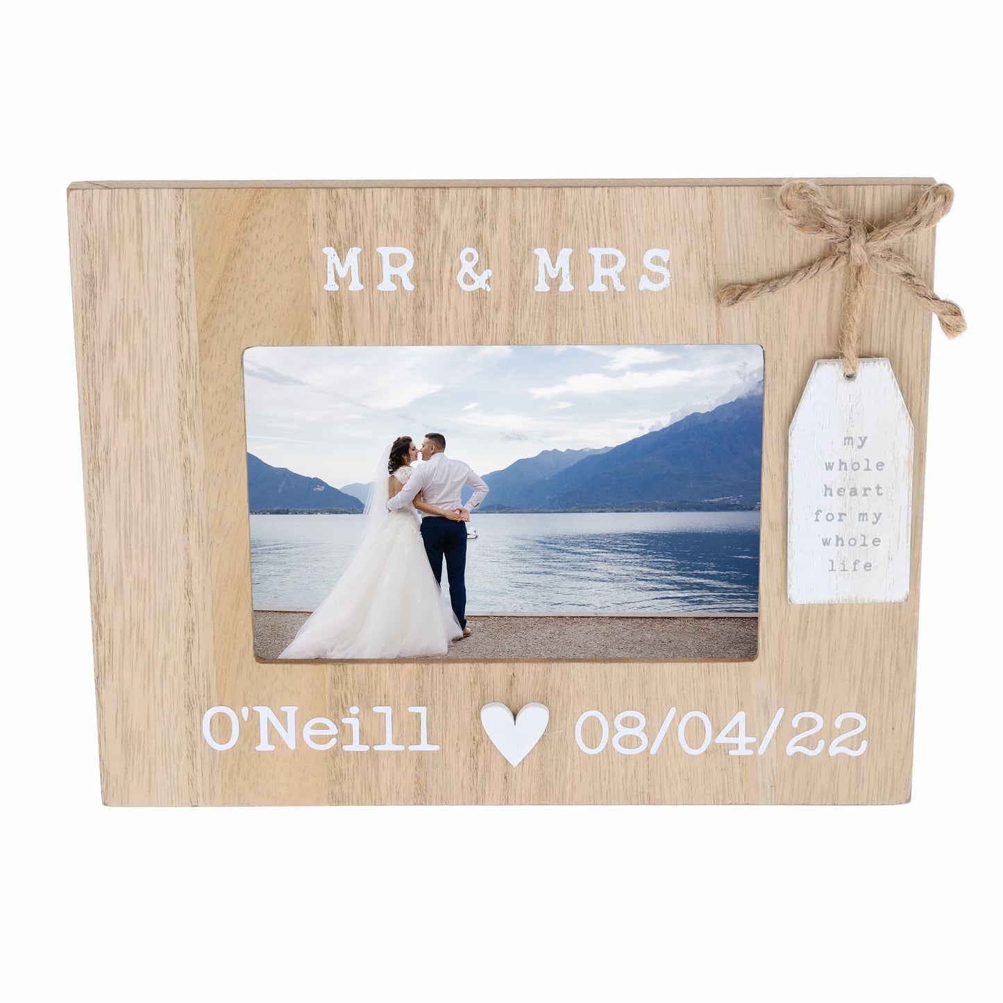 Personalised Mr & Mrs Wedding Photo Frame - Always Looking Good -