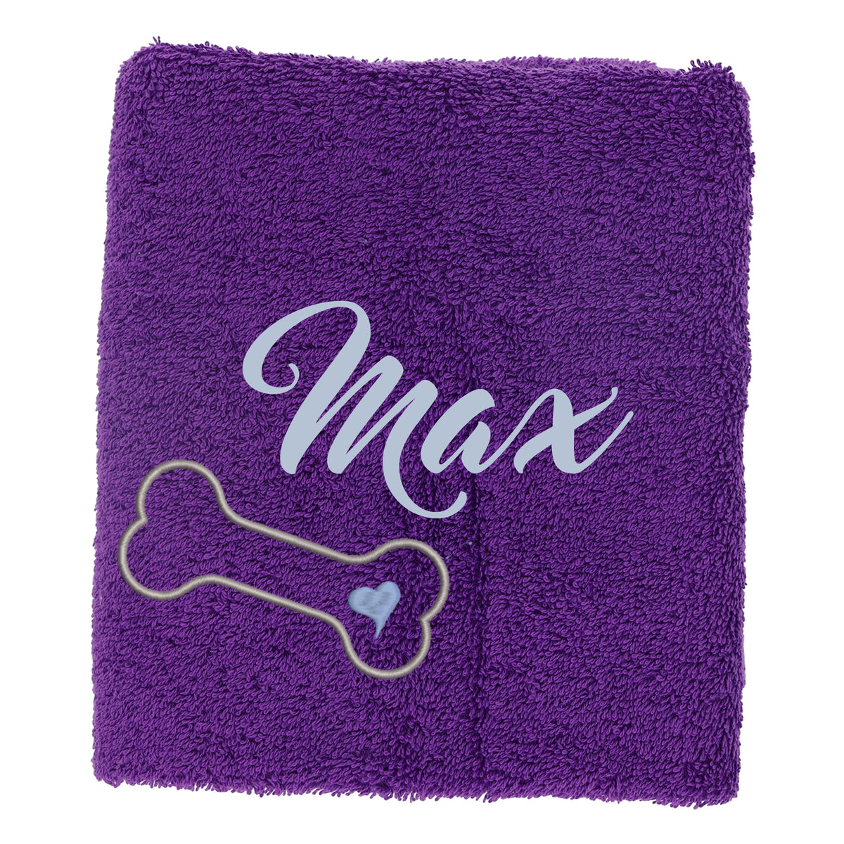 Personalised Dog Towel Pet's Name Embroidered - Always Looking Good -