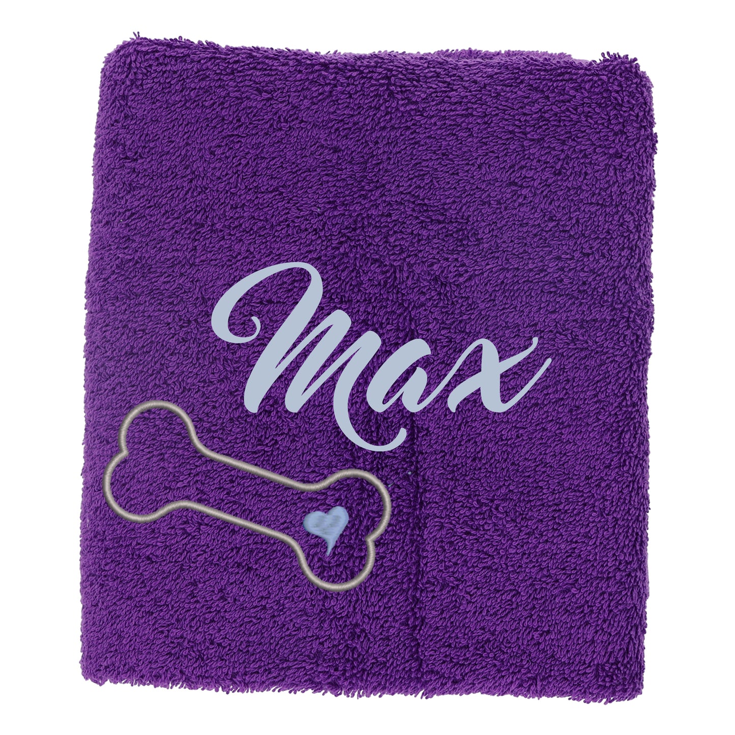 Personalised Dog Towel Pet's Name Embroidered - Always Looking Good -