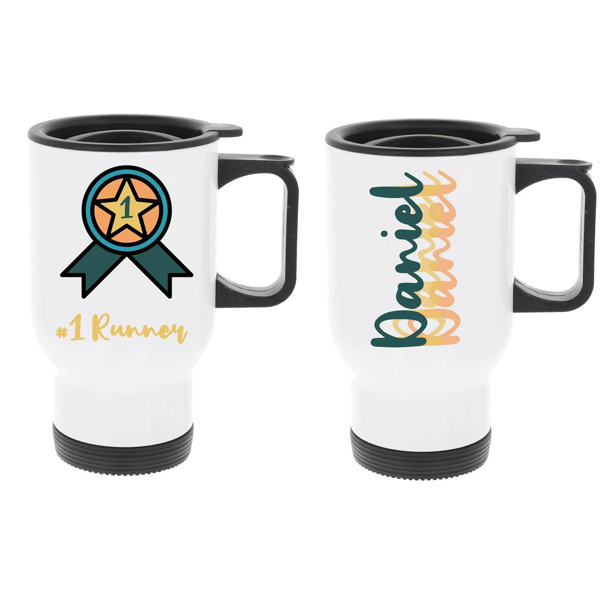 Personalised Running Travel Mug - Always Looking Good - Personalised Mug