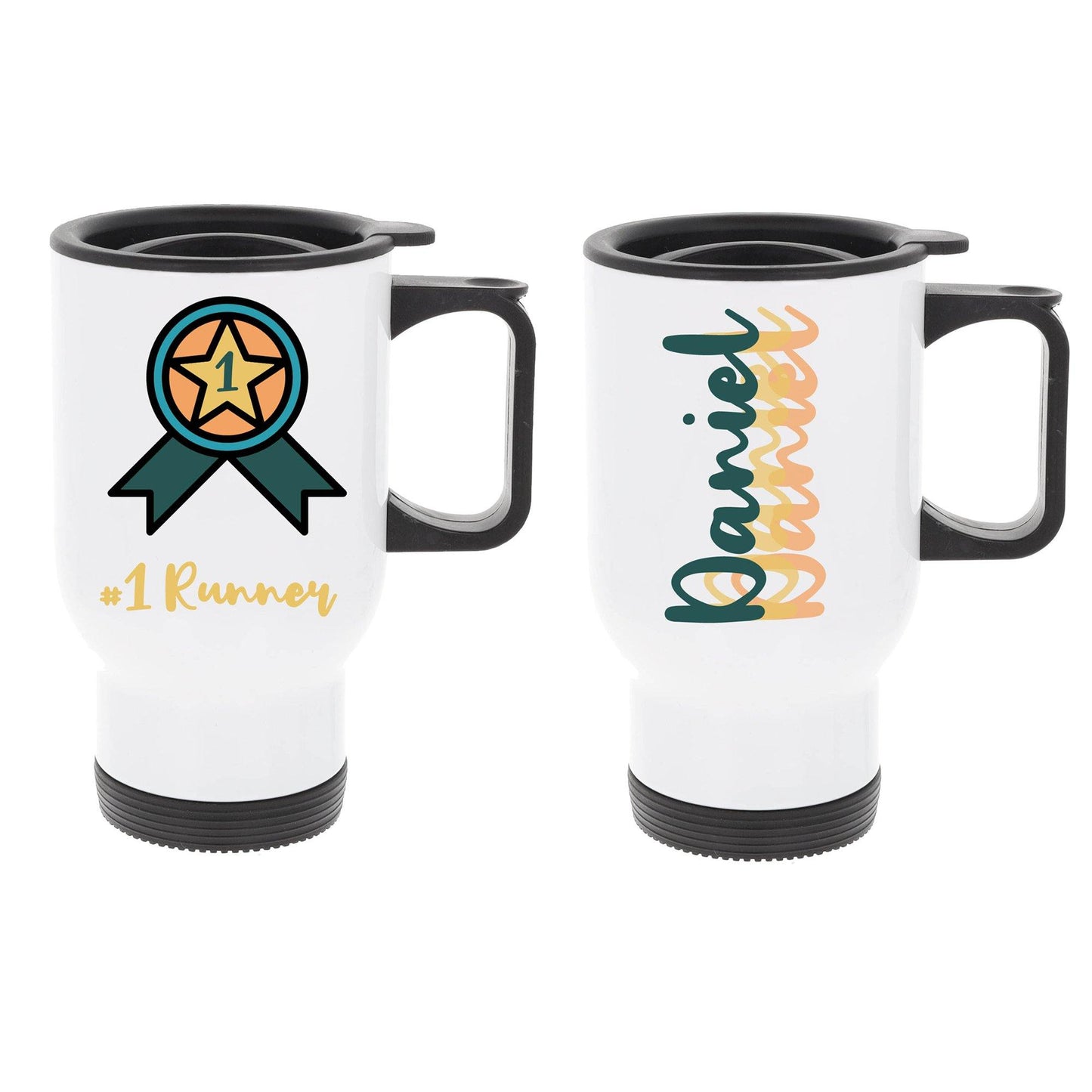 Personalised Running Travel Mug - Always Looking Good - Personalised Mug