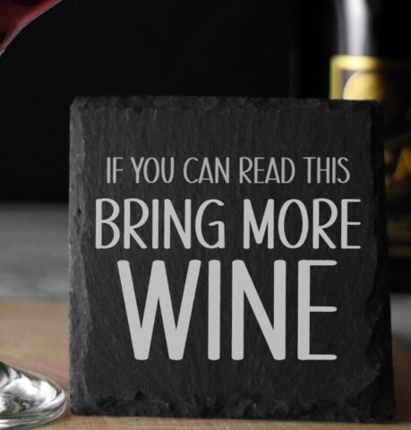Engraved Wine Glass Gift for Teachers | Teacher Gift End of Term Wine Glass and/or Coaster Set - Always Looking Good - Square Coaster Only