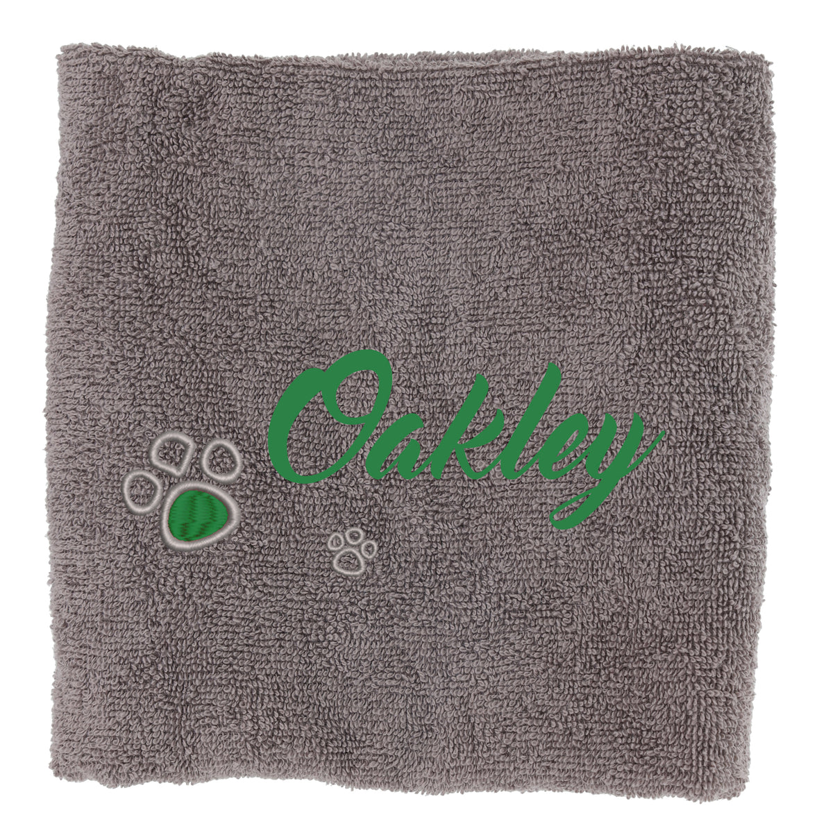 Personalised Dog Towel Pet's Name Embroidered - Always Looking Good -