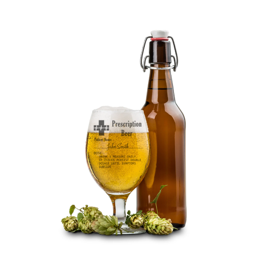 Personalised Prescription Glass - Engraved Any Glass Any Drink
- Always Looking Good - Stemless Glass No Coaster