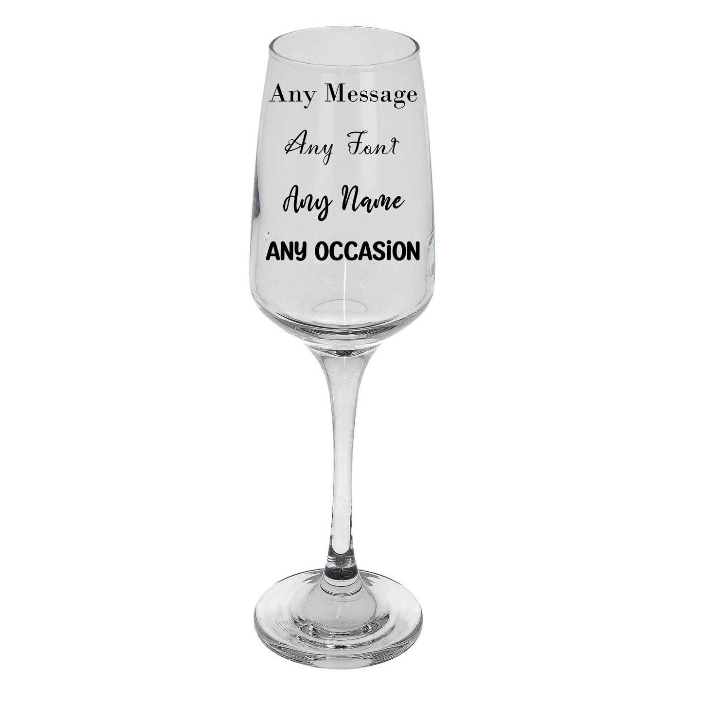 Create Your Own Tallo Personalised Engraved Champagne Flute - Always Looking Good -
