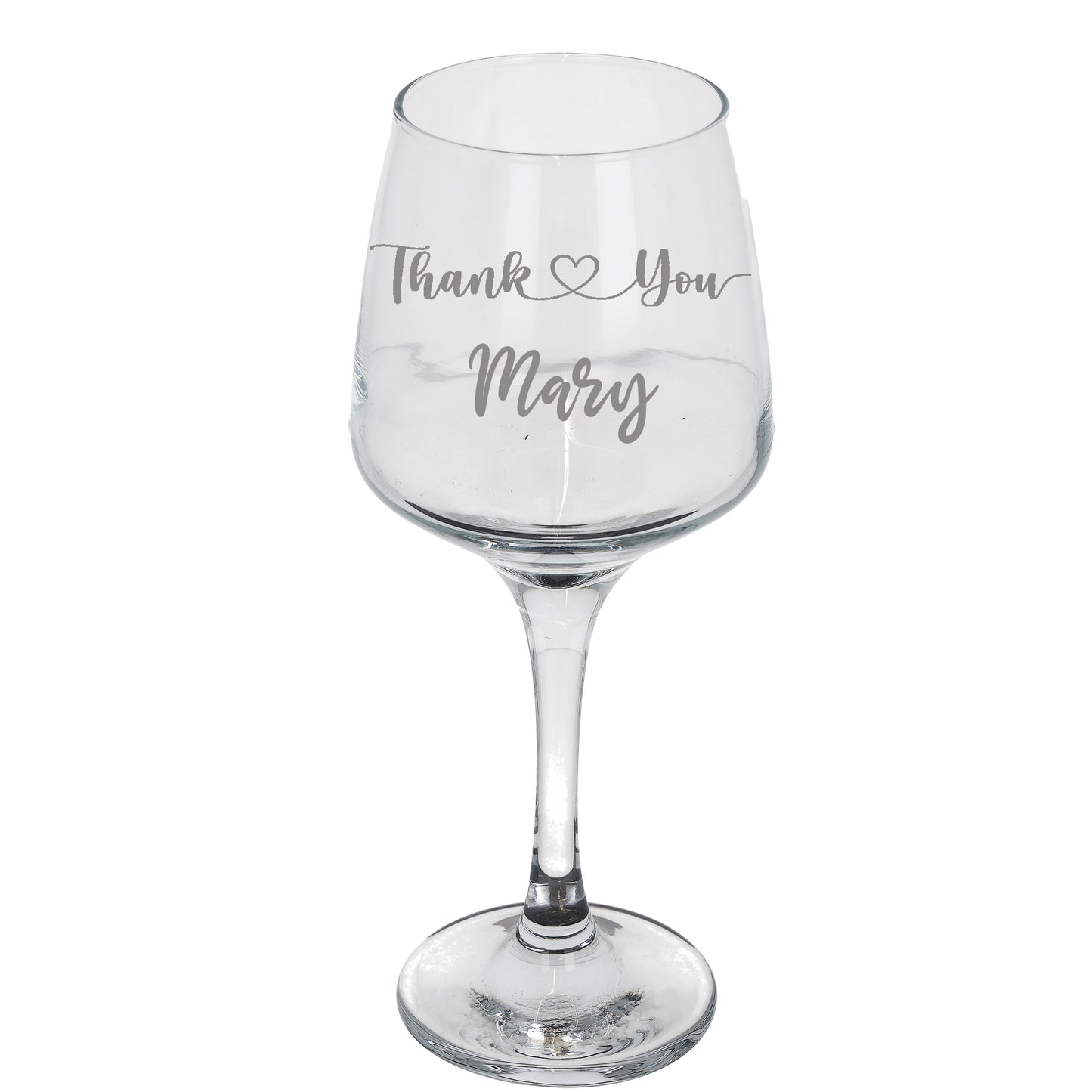 Personalised Engraved Thank You Wine Glass Gift - Always Looking Good -