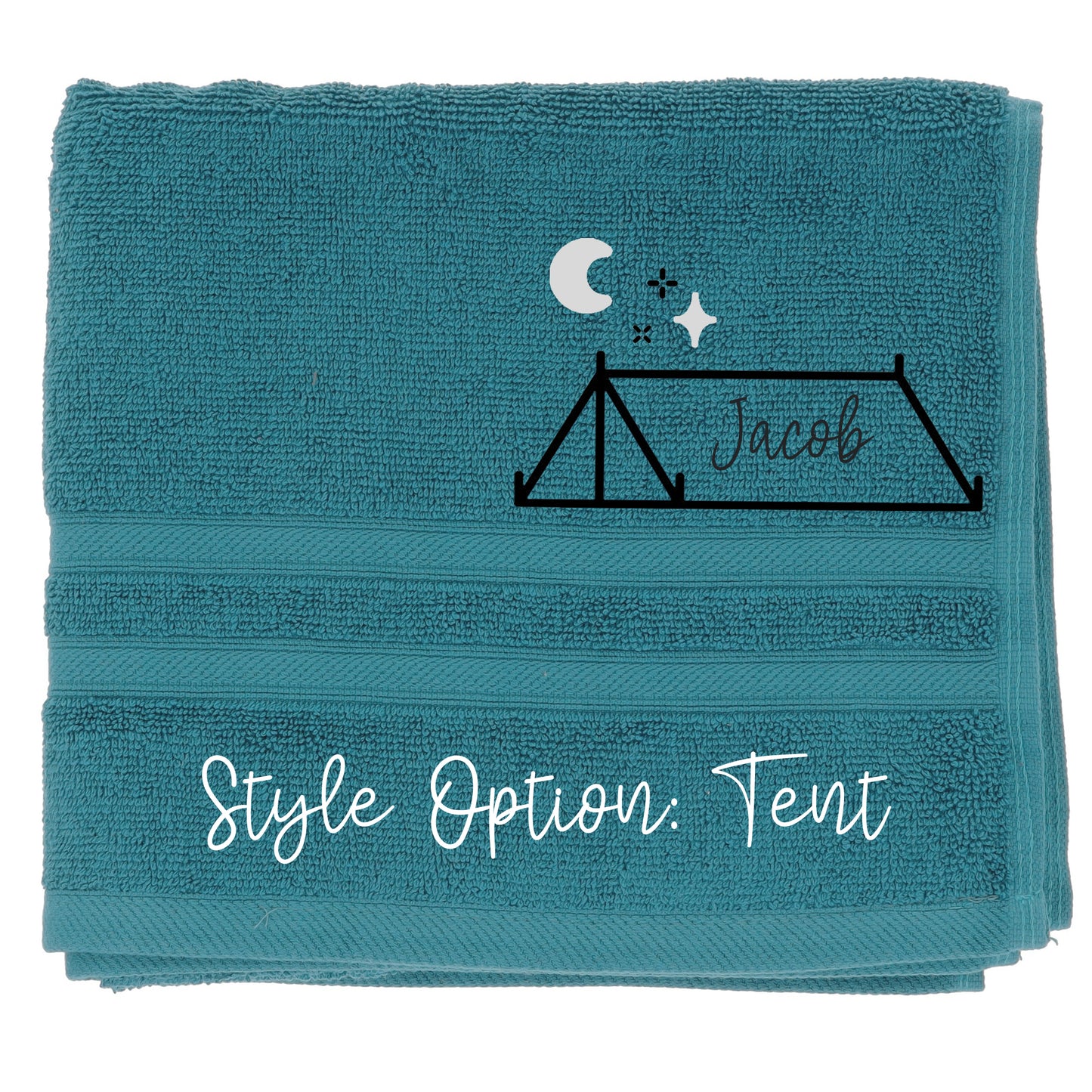 Personalised Embroidered Design Camping Towel - Always Looking Good -