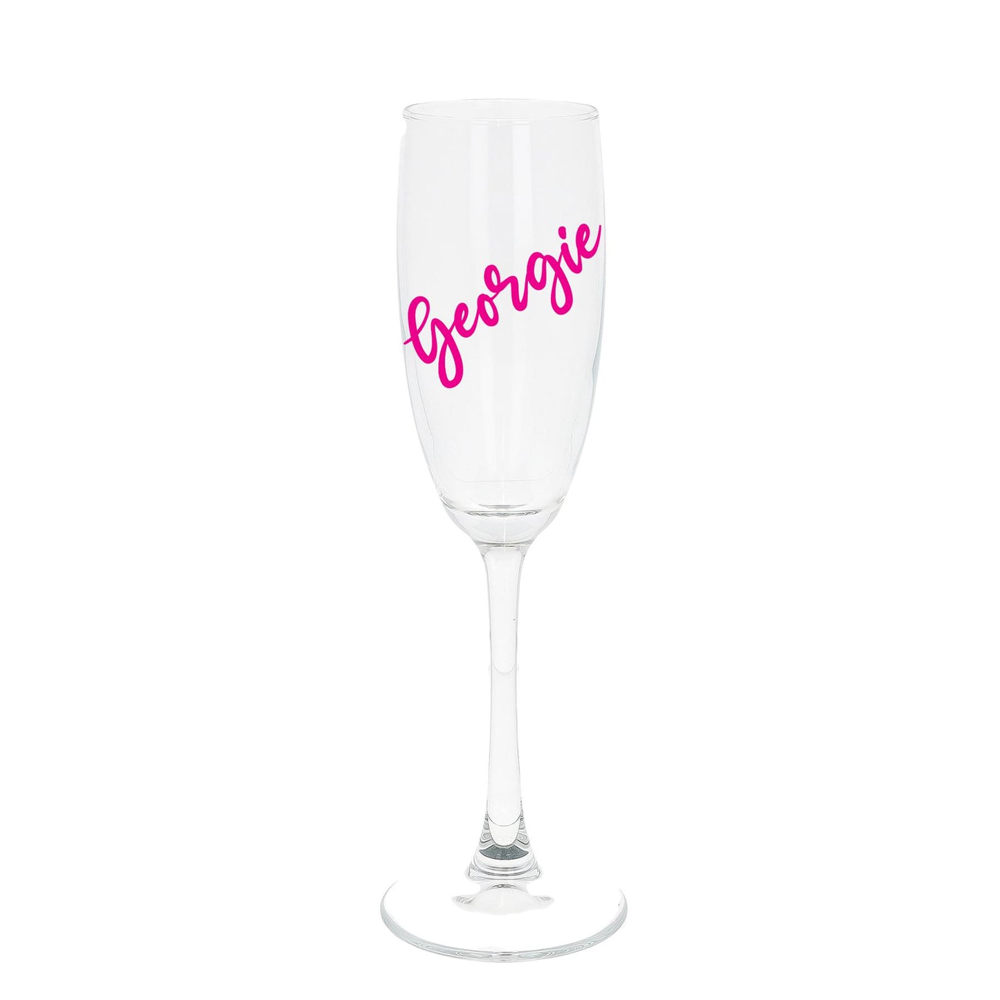 Personalised Prosecco / Champagne Glass with Name Filled with Spa Pamper Gifts - Always Looking Good -