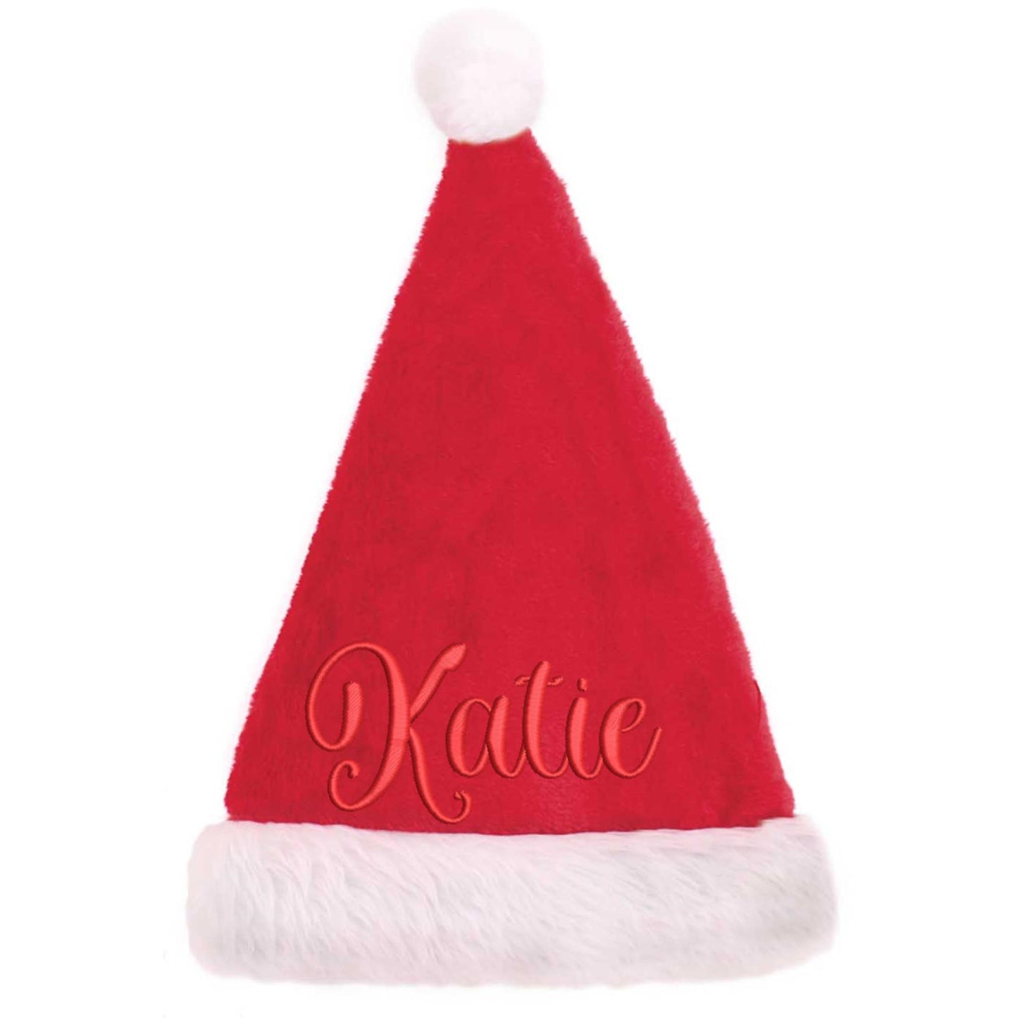 Personalised Embroidered Plush Santa Hat - Always Looking Good -