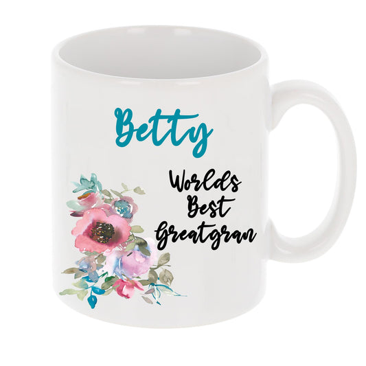 Personalised Best Great Gran Treat Filled Mug & Coaster Set  - Always Looking Good - Mug only