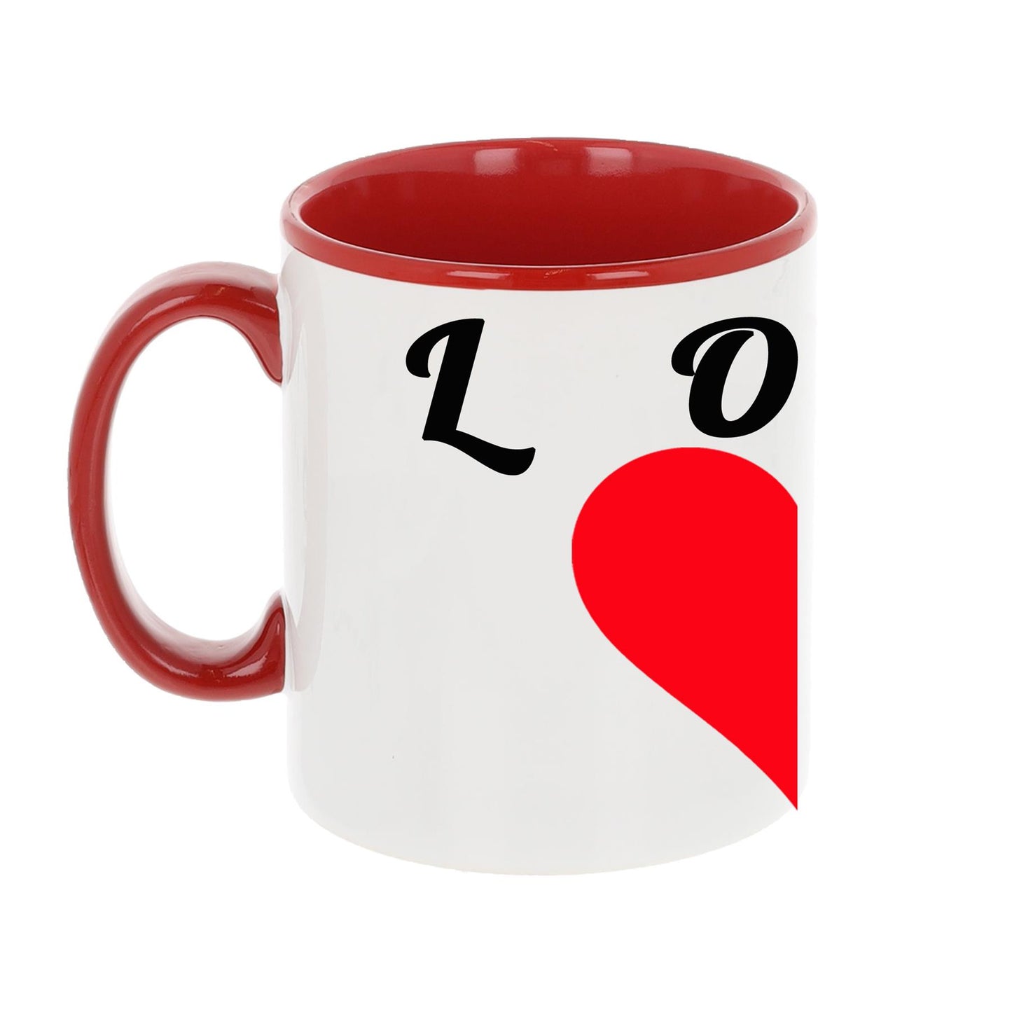 Personalised Couples Matching Heart Filled Mug Set - Always Looking Good -