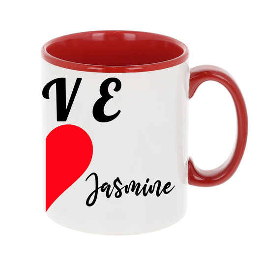 Personalised Couples Matching Heart Filled Mug Set  - Always Looking Good -
