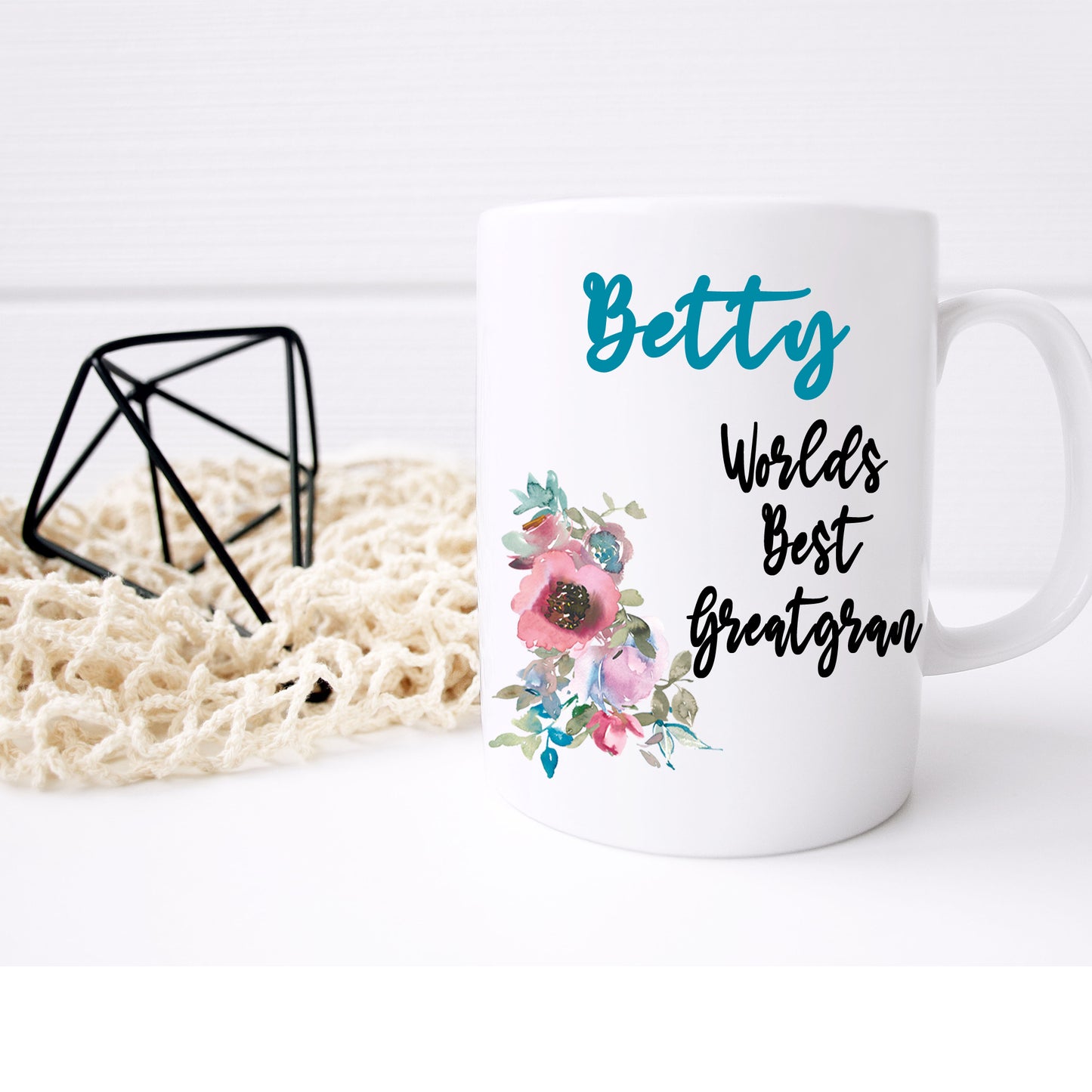 Personalised Best Great Gran Treat Filled Mug & Coaster Set - Always Looking Good -