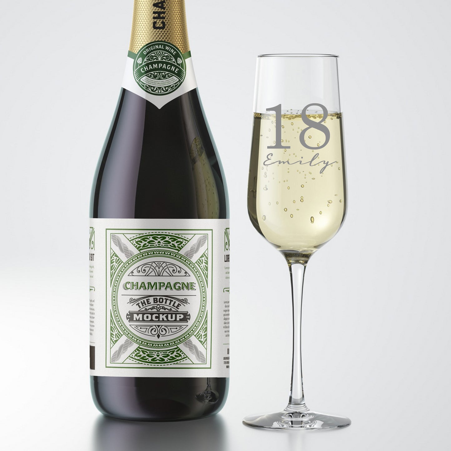 Personalised Engraved Big Birthday Champagne Flute Filled Occasion Glass - Always Looking Good -