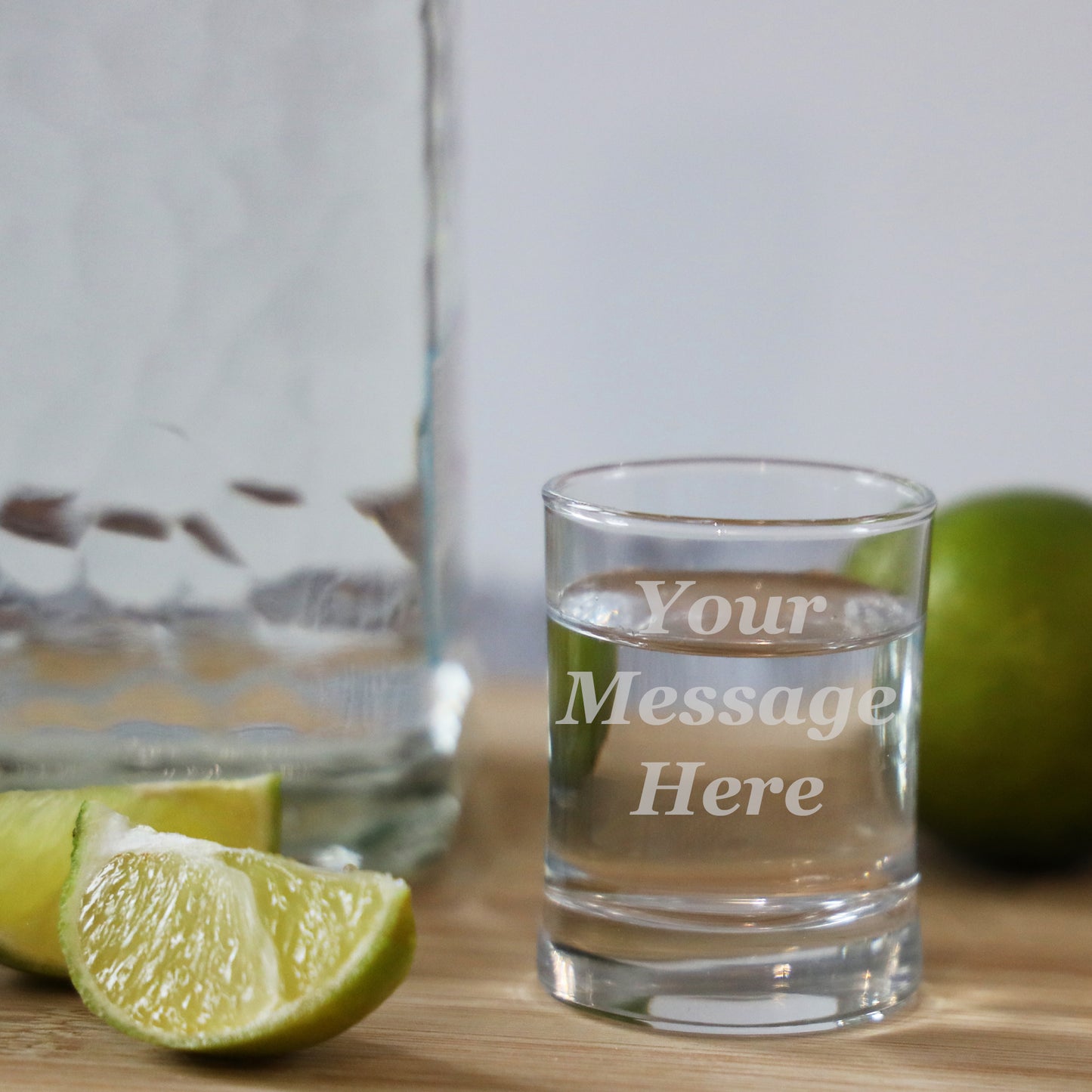 Create Your Own Engraved & Personalised Shot Glass - Always Looking Good -