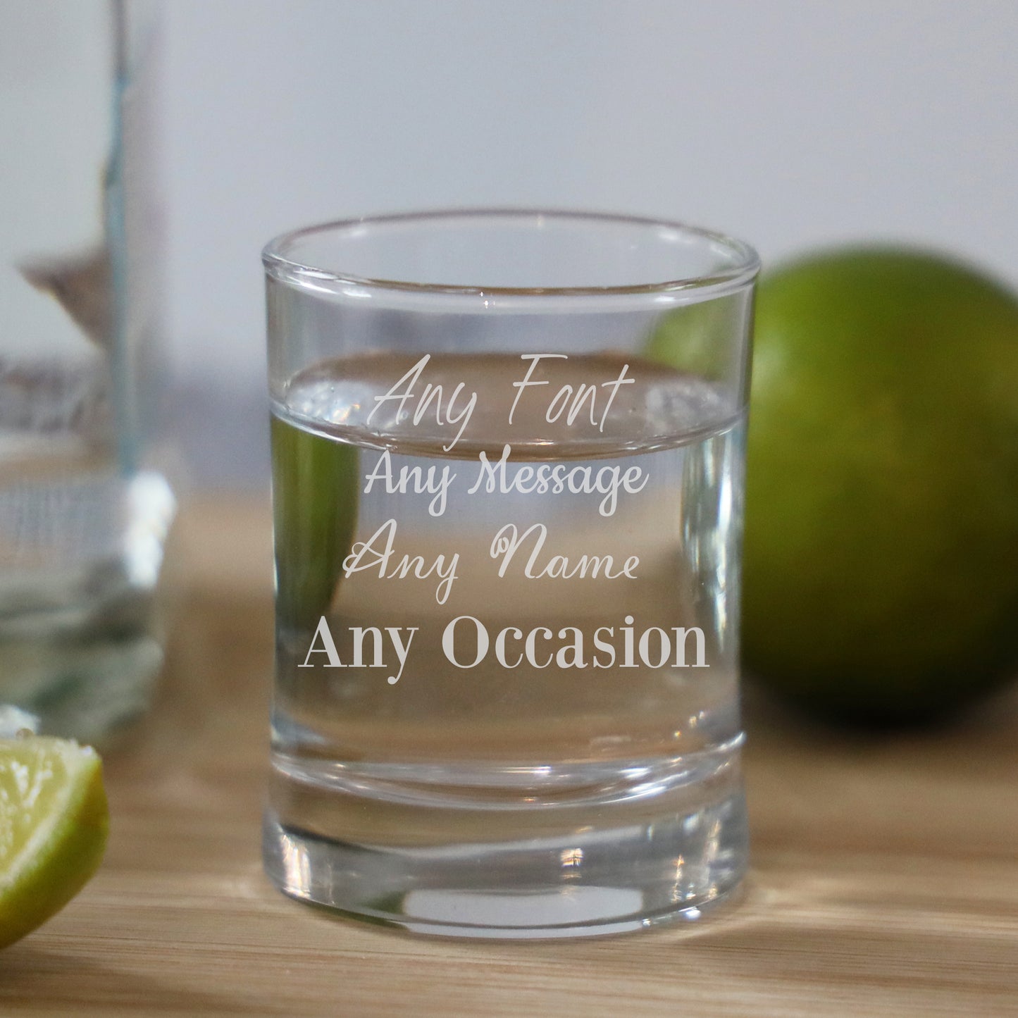 Create Your Own Engraved & Personalised Shot Glass - Always Looking Good -