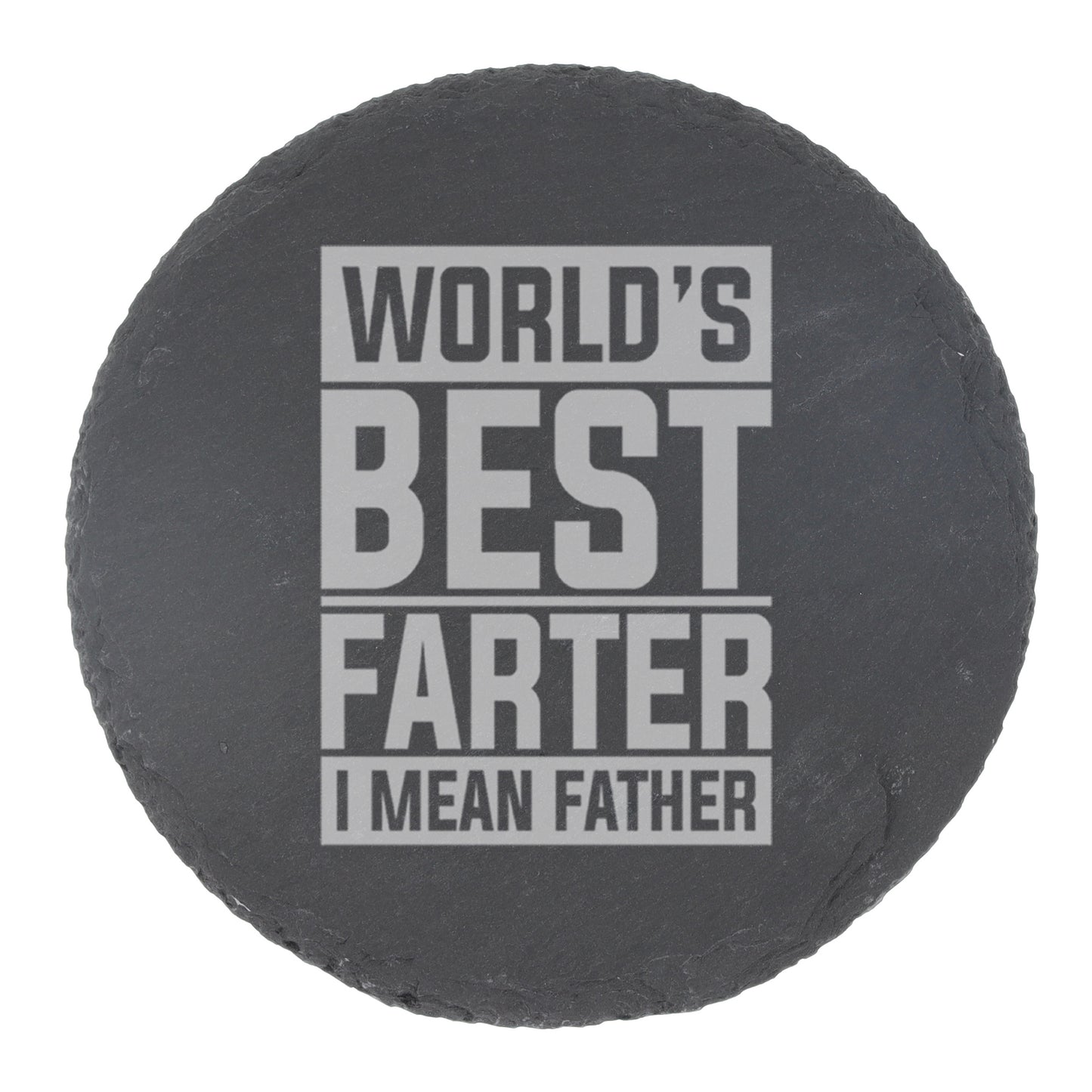 Best Farter I Mean Father Engraved Stemless Gin Glass - Gift for Dad