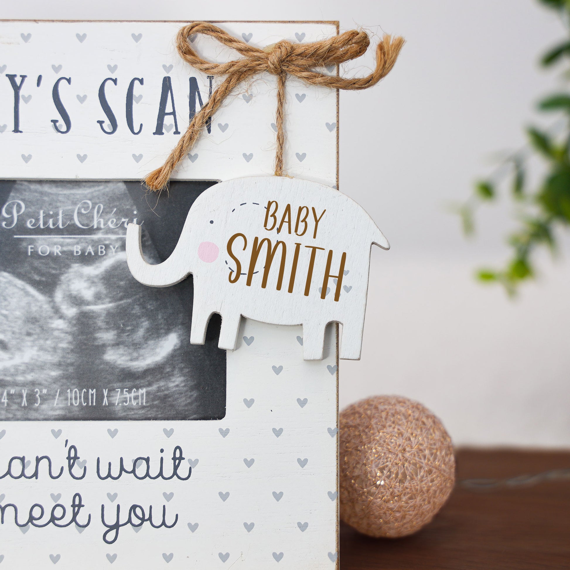 Personalised Engraved Baby Scan Photo Frame  - Always Looking Good -   