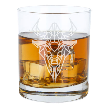 Buffalo Engraved Whisky Glass  - Always Looking Good -   whisky glasses engraved 