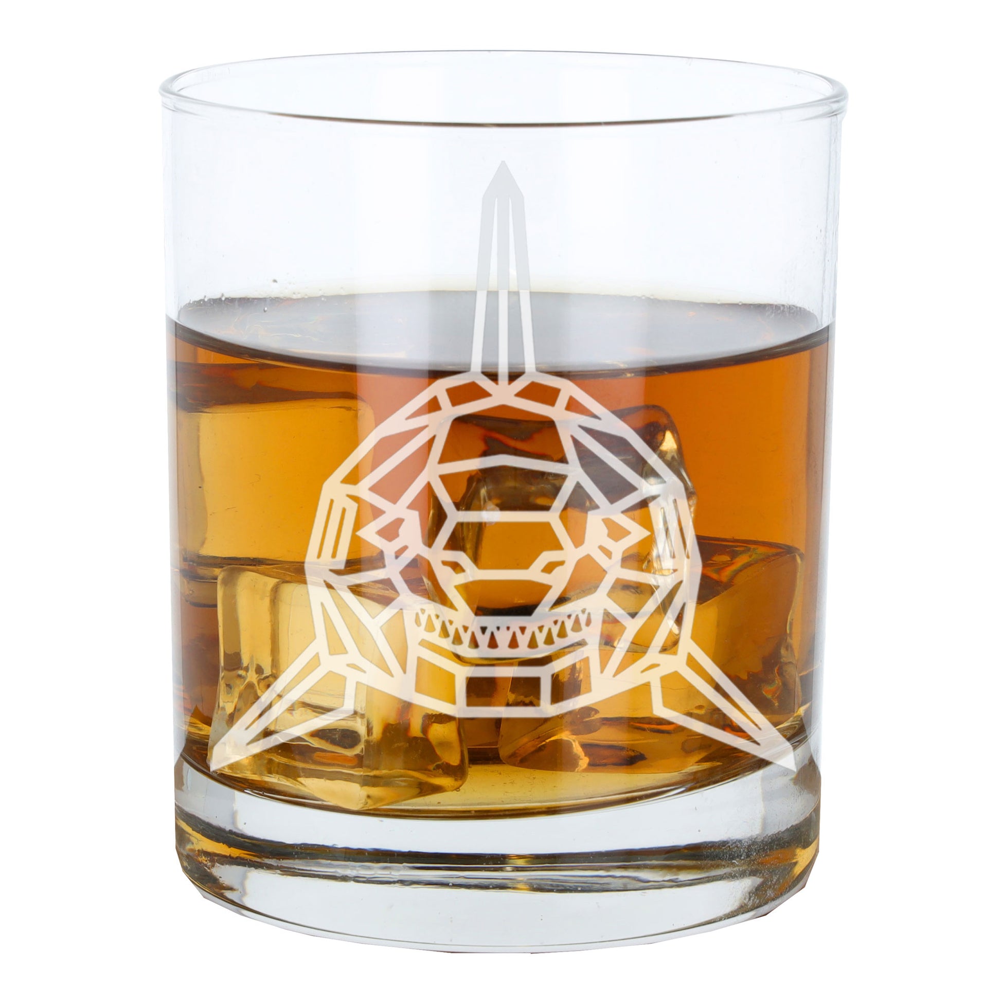 Shark Engraved Whisky Glass  - Always Looking Good -   