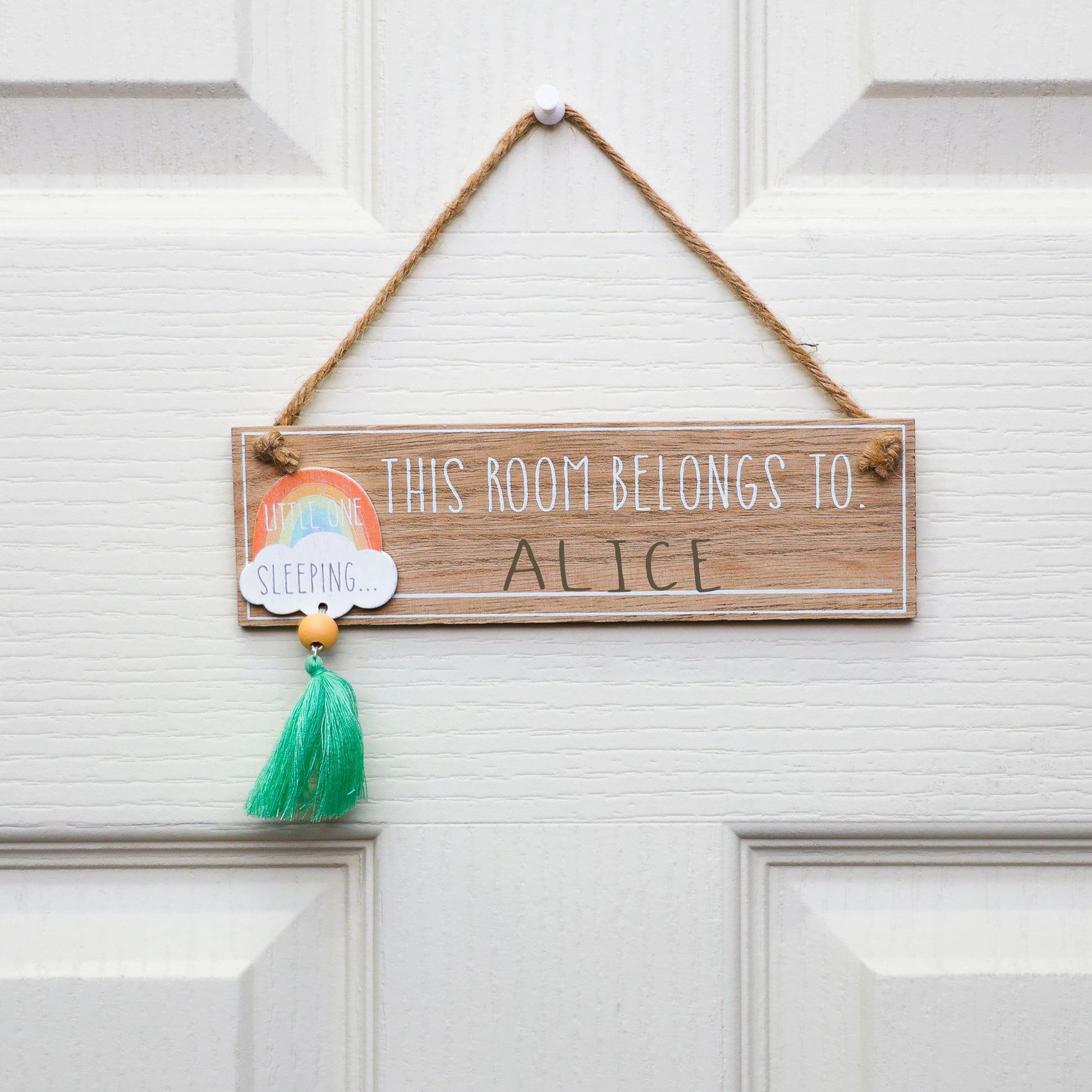 Personalised Engraved Wooden Children's Bedroom Door Plaque  - Always Looking Good -   