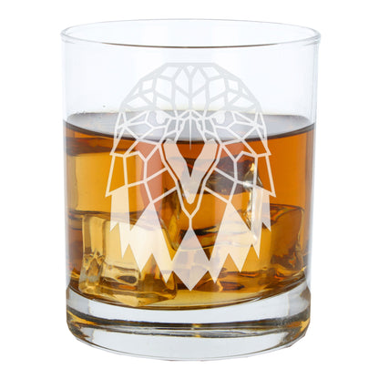 Whisky Glass Engraved with Eagle   - Always Looking Good -   