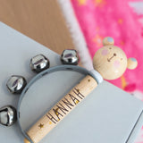 Personalised Engraved Wooden Baby Hand Bells Toy  - Always Looking Good -   