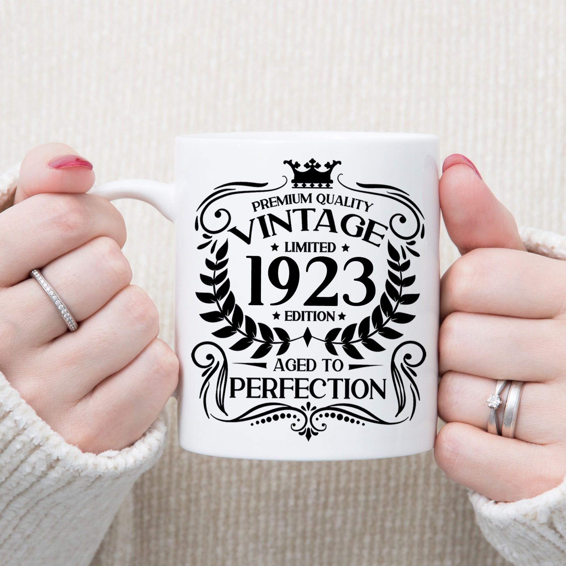 Personalised Vintage 1923 Mug and/or Coaster  - Always Looking Good -   