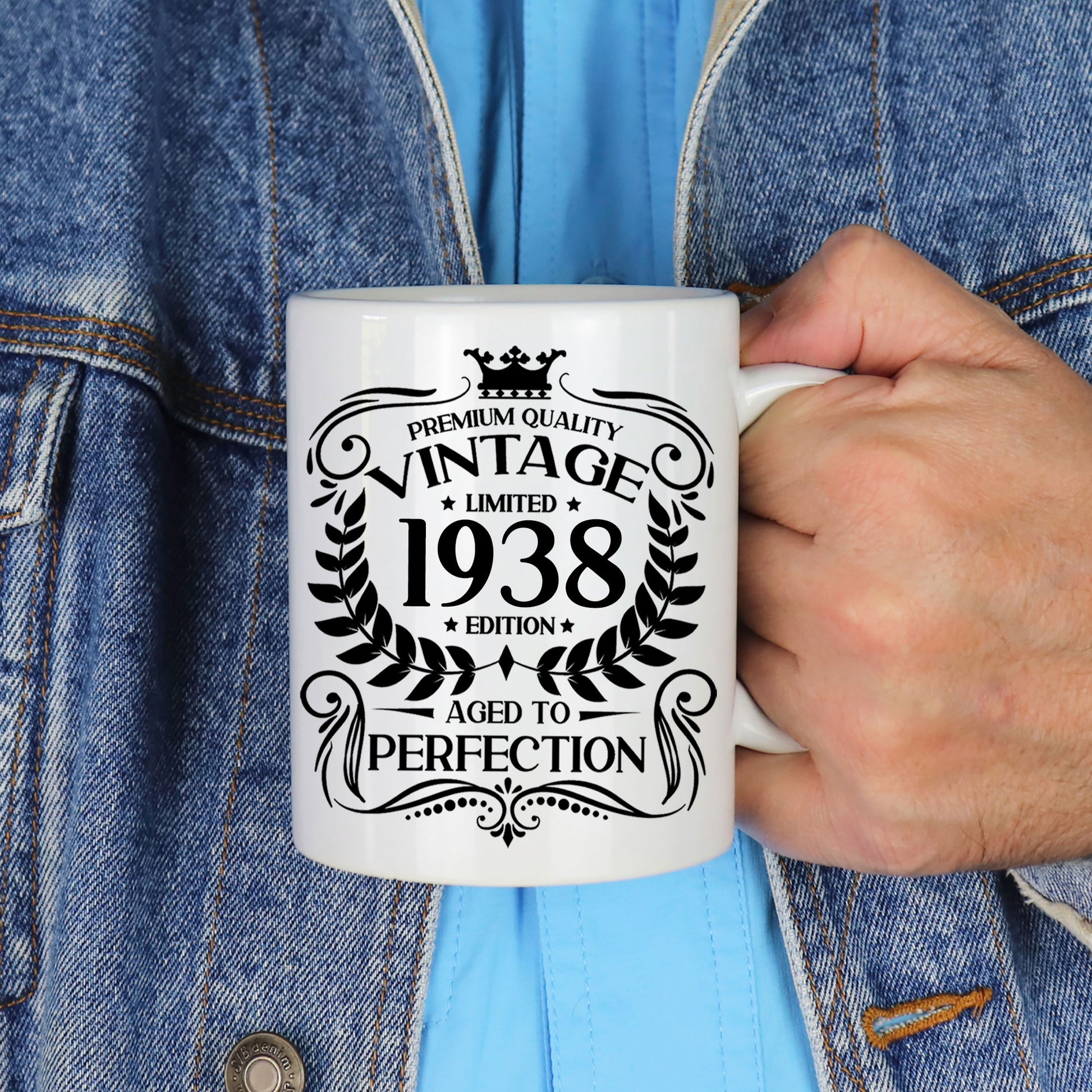 Personalised Vintage 1938 Mug and/or Coaster  - Always Looking Good -   