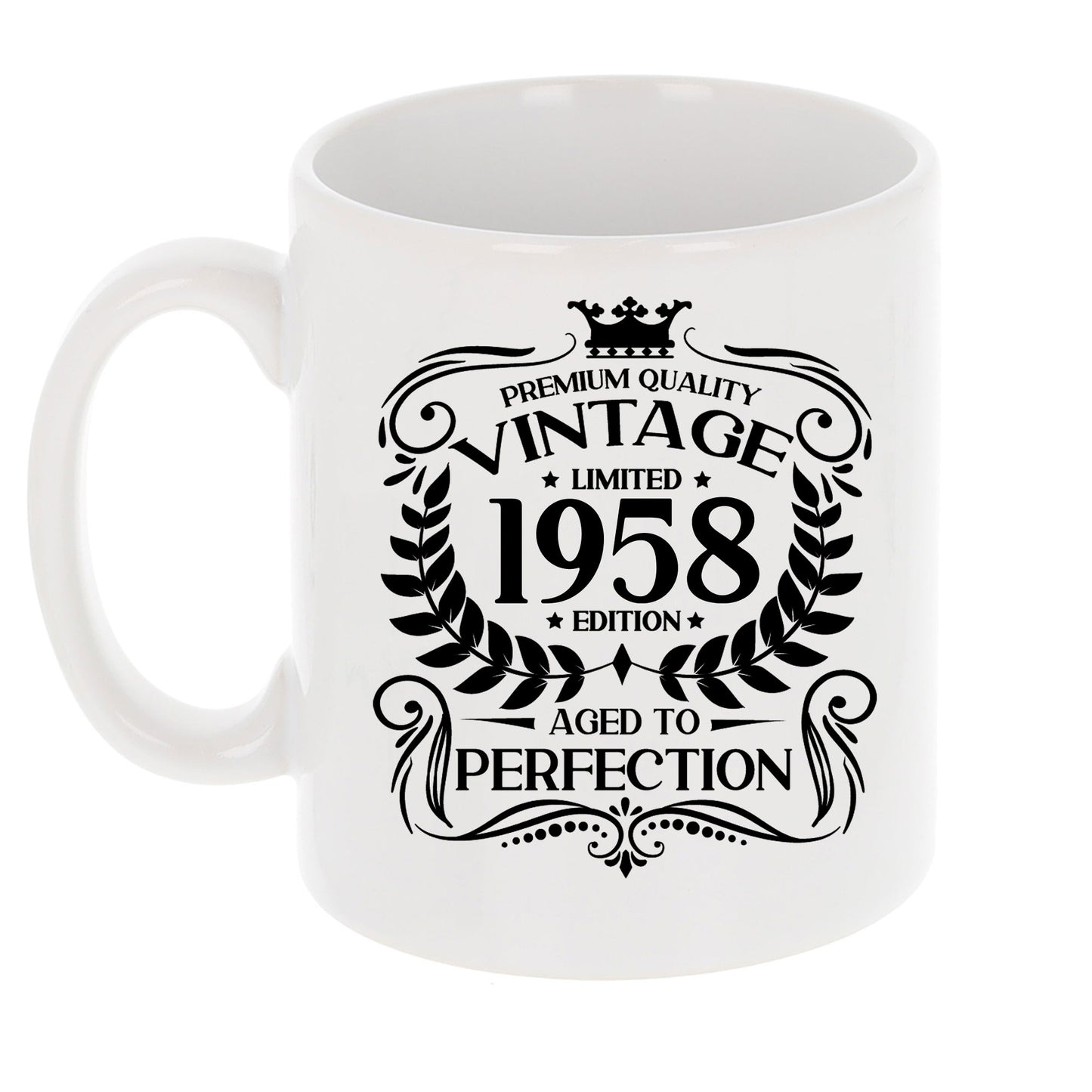 Personalised Vintage 1958 Mug and/or Coaster  - Always Looking Good -   