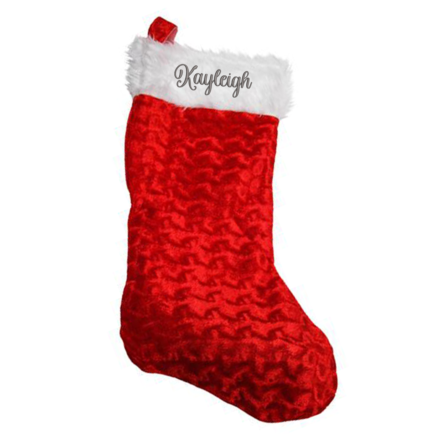 Extra Large Personalised Jumbo Plush Christmas Stocking Embroidered with Any Name