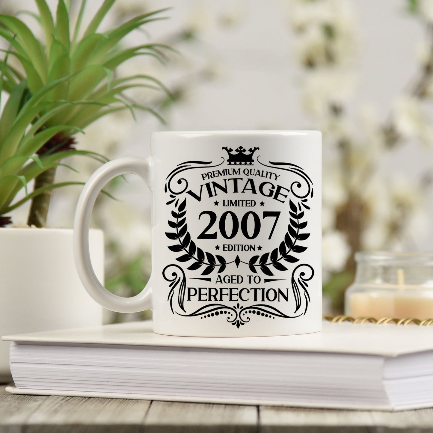 Personalised Vintage 2007 Mug and/or Coaster  - Always Looking Good -   