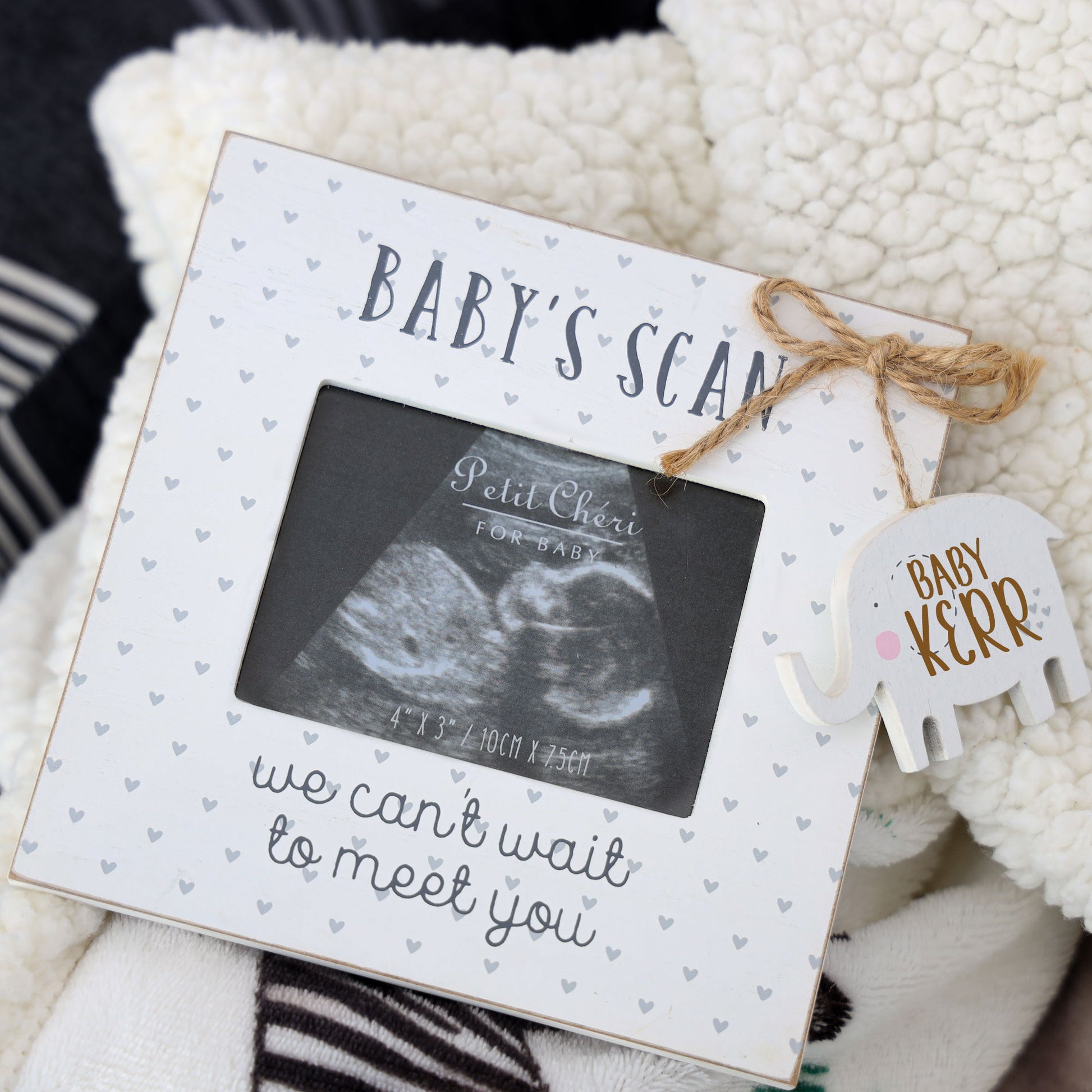 Personalised Engraved Baby Scan Photo Frame  - Always Looking Good -   