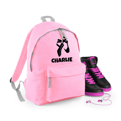 Personalised Backpack Bag with Name & Design Options Dancer Gymnastic etc