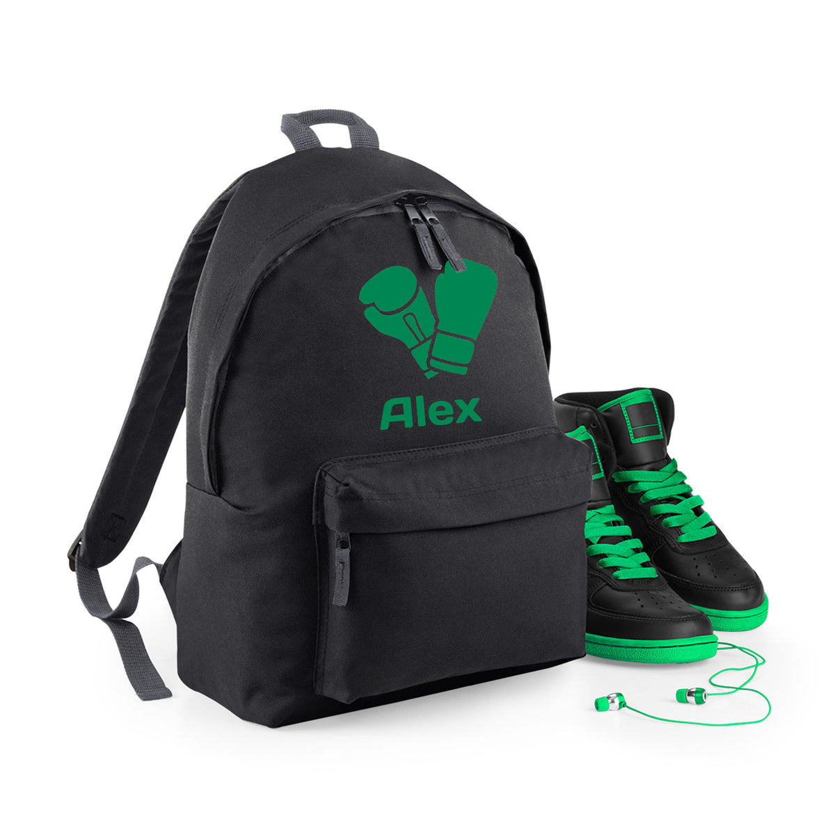 Personalised Boxing Gloves Backpack | Kids School Bag with Name