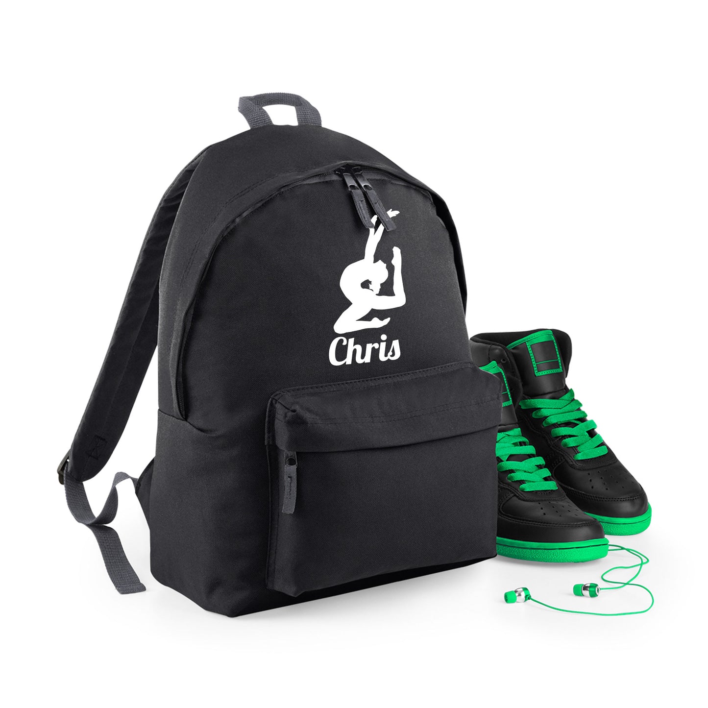 Personalised Backpack Bag with Name & Design Options Dancer Gymnastic etc