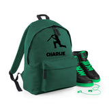 Personalised Cricket Backpack | Kids School Bag with Name