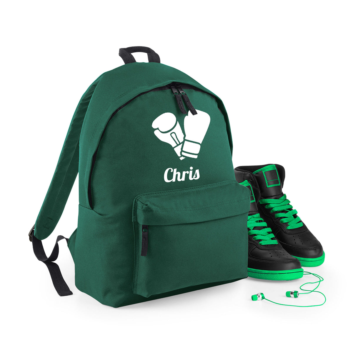 Personalised Boxing Gloves Backpack | Kids School Bag with Name