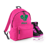 Personalised Boxing Gloves Backpack | Kids School Bag with Name